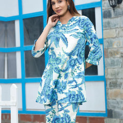 Marine Blossom Co-ord Sets