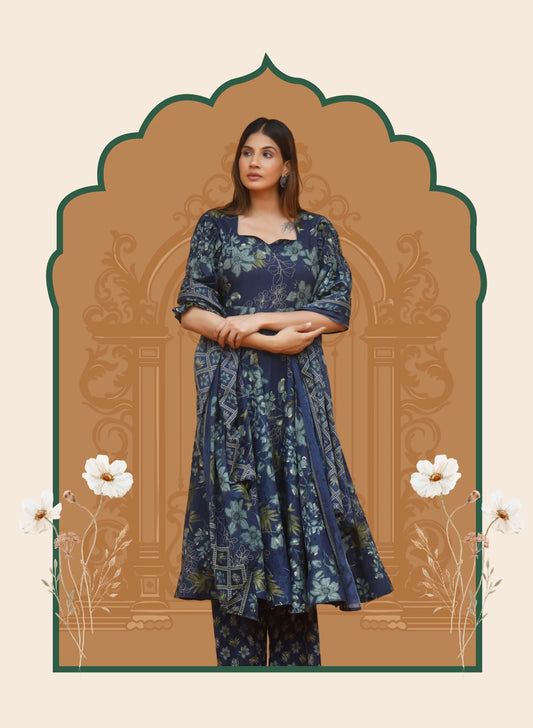 Neelvasini Cotton Suit