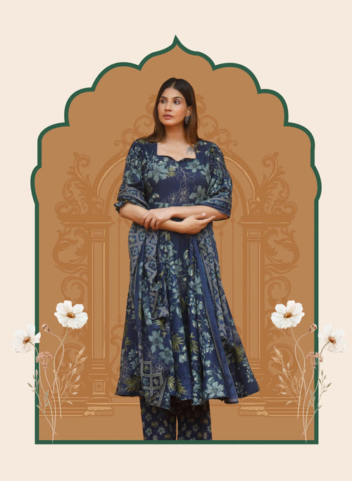 Neelvasini Cotton Suit