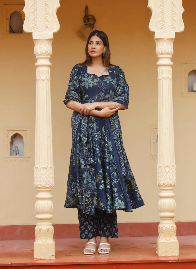 Neelvasini Cotton Suit