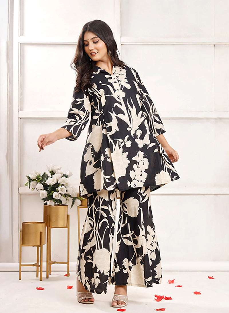 Noir Petals Co-ord Sets