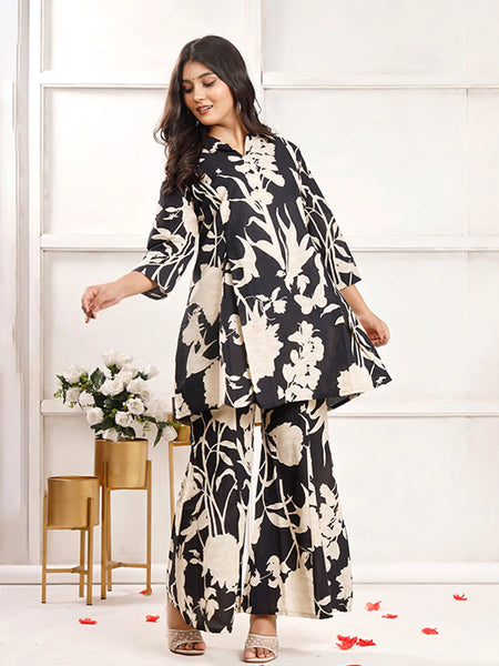 Noir Petals Co-ord Sets