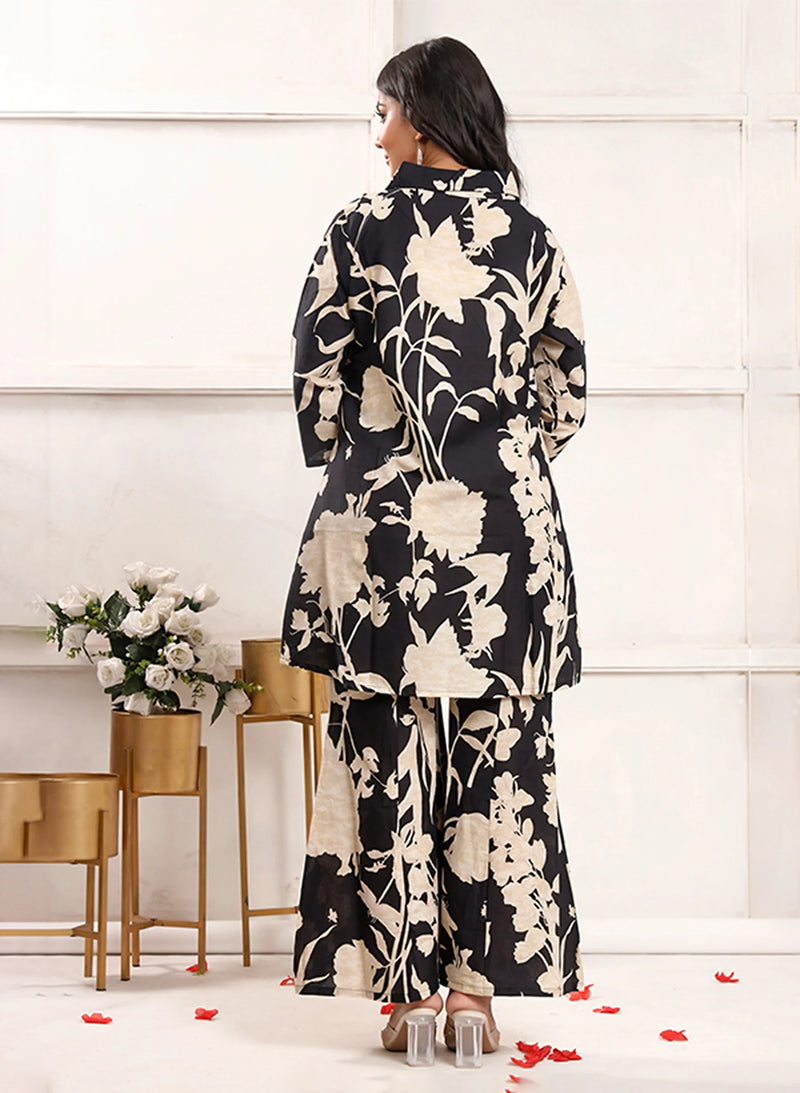 Noir Petals Co-ord Sets