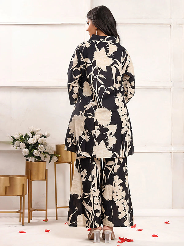 Noir Petals Co-ord Sets