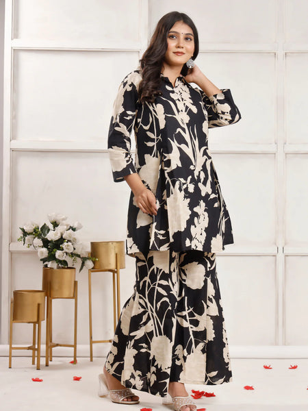 Noir Petals Co-ord Sets