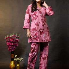 Orchid Rose Cotton Co-ord Sets