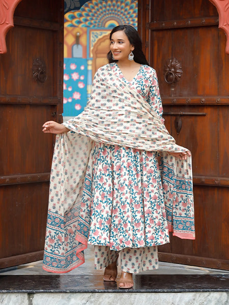 Phoolrang Cotton Suit