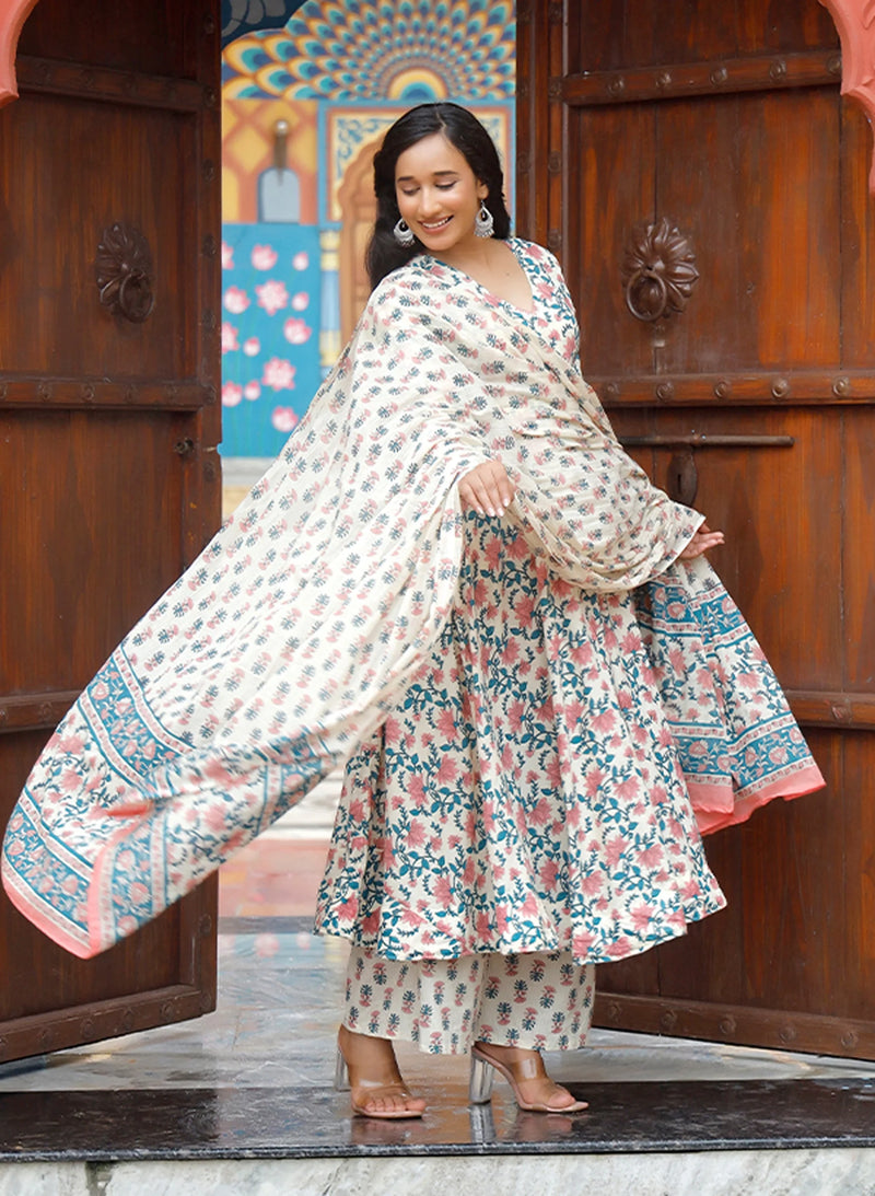 Phoolrang Cotton Suit