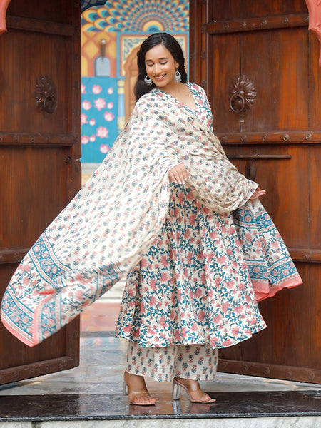 Phoolrang Cotton Suit