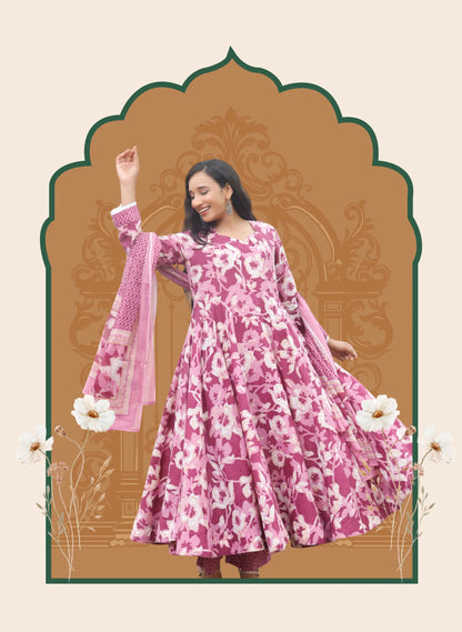 Phoolwari Cotton Suit