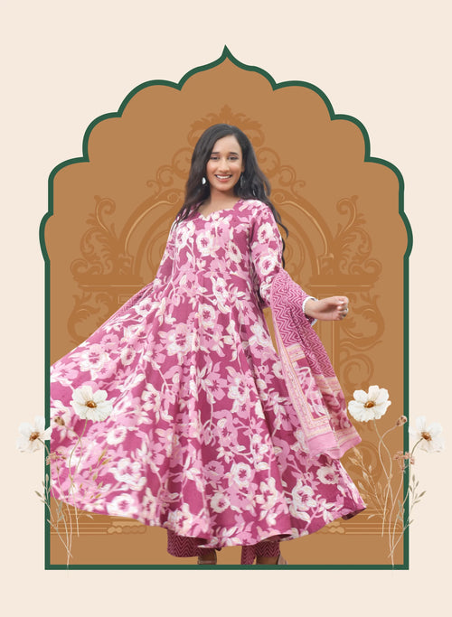 Phoolwari Cotton Suit