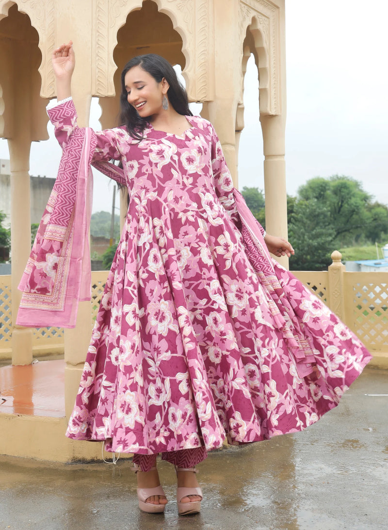 Phoolwari Cotton Suit
