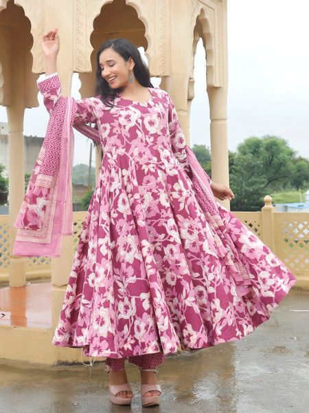 Phoolwari Cotton Suit