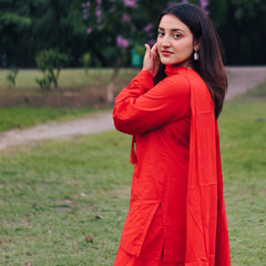 Cotton Blend Festive Suit Set
