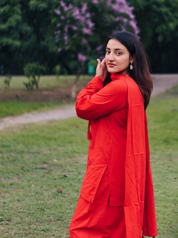 Cotton Blend Festive Suit Set