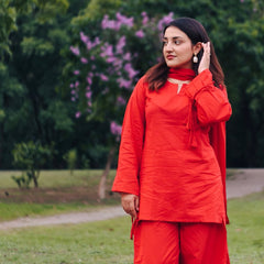 Cotton Blend Festive Suit Set