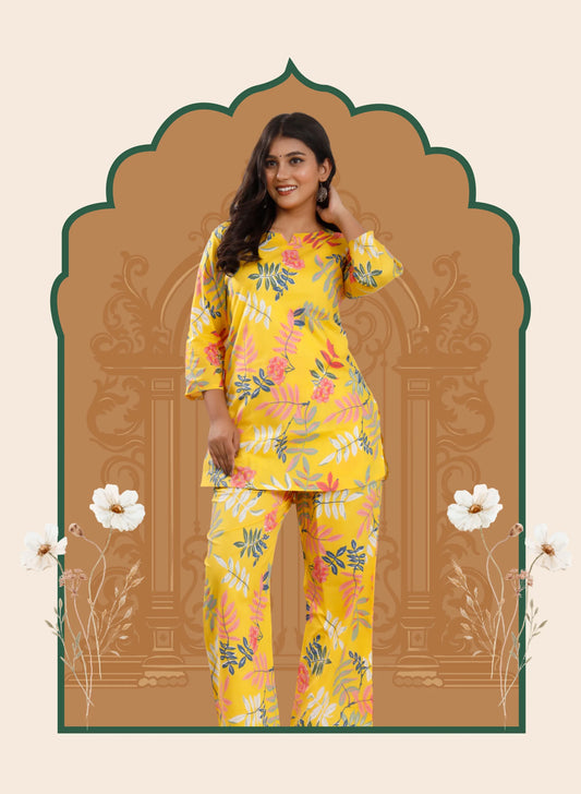Sunleaf Cotton Co-ord sets