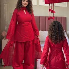 Cotton Blend Festive Suit Set