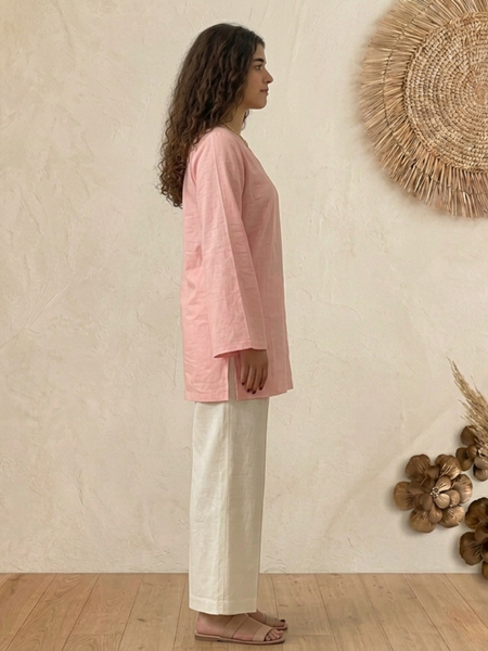 Bell Sleeve Cotton Top