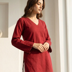 Bell Sleeve Cotton Top