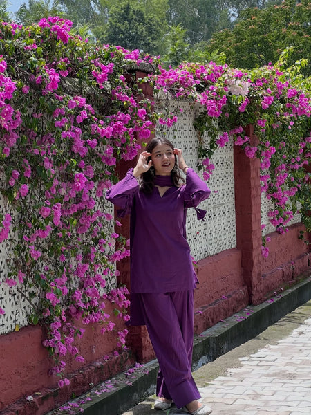 Cotton Blend Festive Suit Set